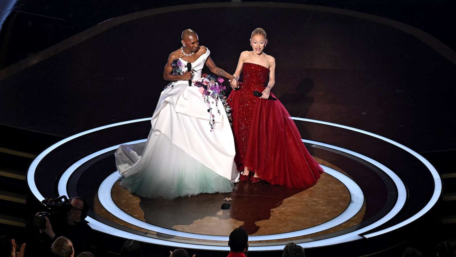 Cynthia Erivo, Ariana Grande perform at Oscars