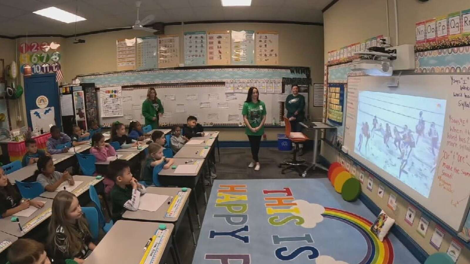 Philly teacher uses Eagles player Saquon Barkley's stats to teach mathTeacher Amber Kiley said her students love learning math through football.1 hour ago