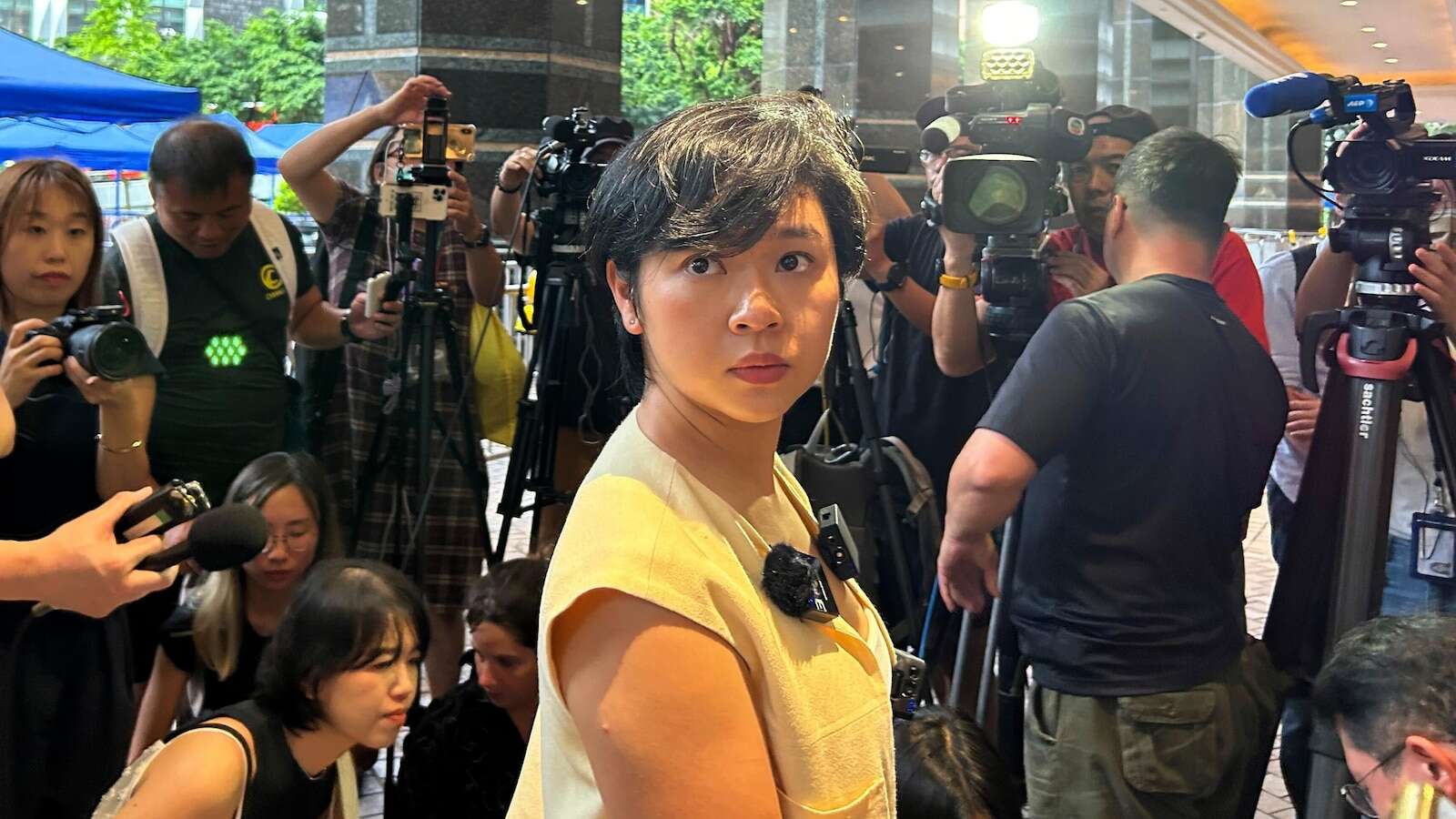 Dozens of Hong Kong journalists and some of their families have been harassed, media group says