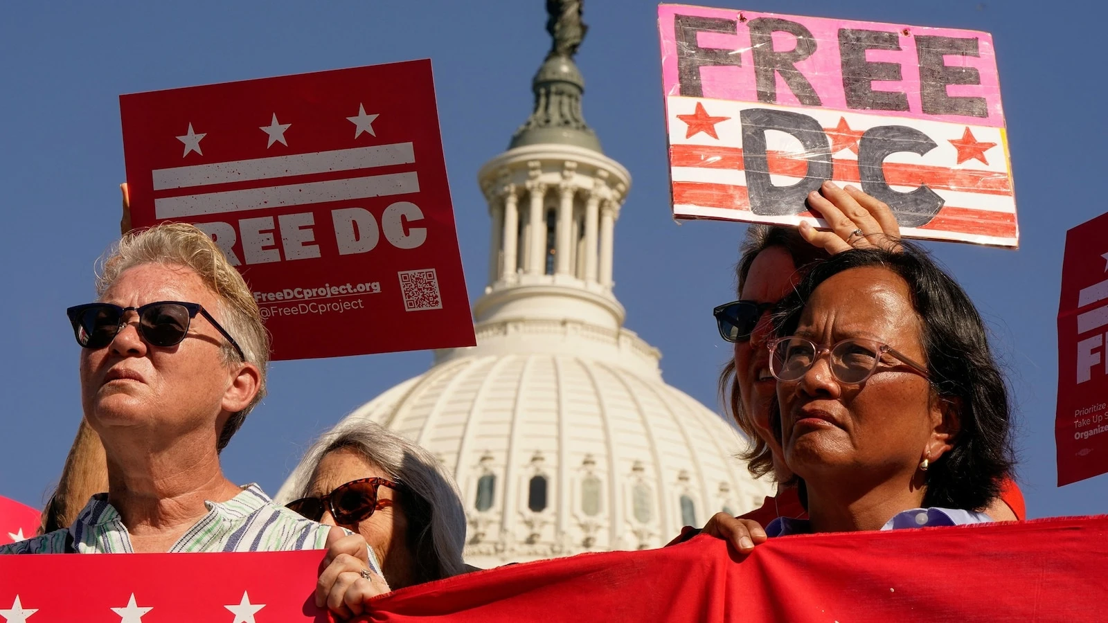Washington, DC residents press Congress to end Trump's federal law enforcement surge