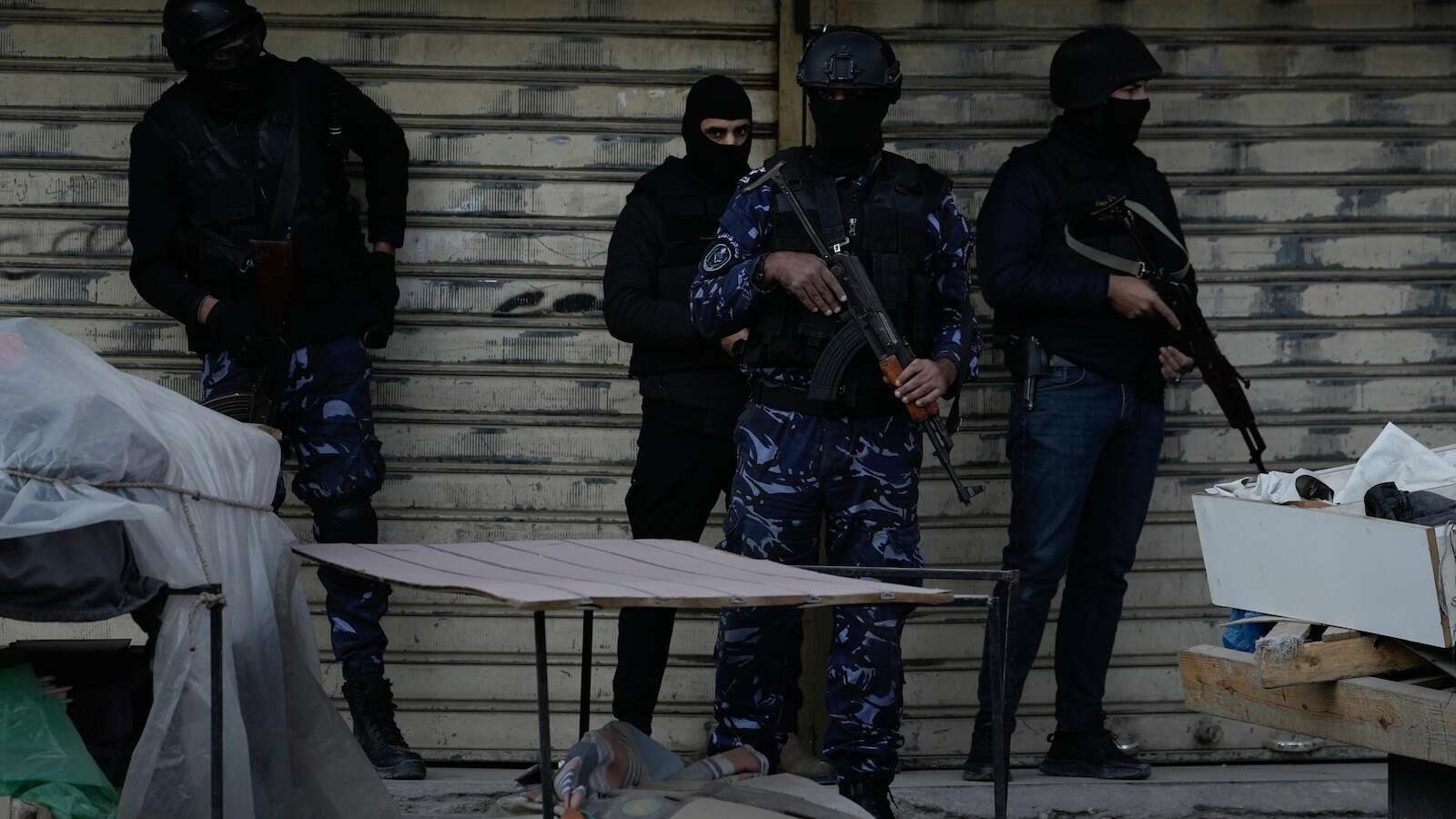 Palestinian security forces launch a rare crackdown on militants in the West Bank