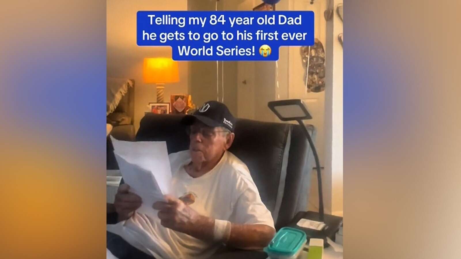 84-year-old retired firefighter surprised with tickets to his 1st World Series gameJoe Baal, a retired firefighter, went to his first Yankees game at age 8.10/29/2024 03:24:14 EDT