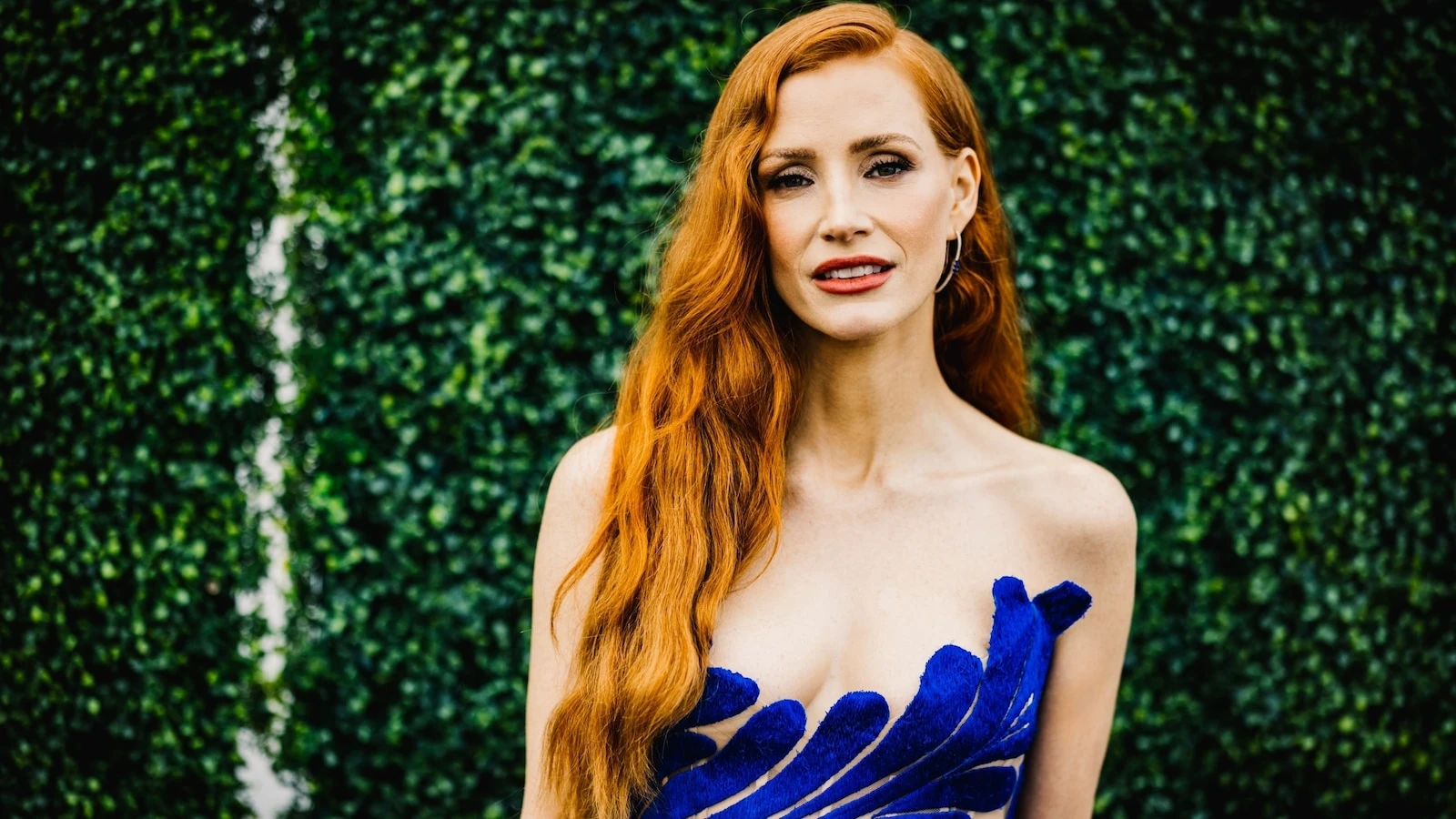 Jessica Chastain is beautiful in blue at the Film Independent Spirit AwardsThe actress wore a mesmerizing Oscar del la Renta dress. 2/26/2024 03:38:21 EST
