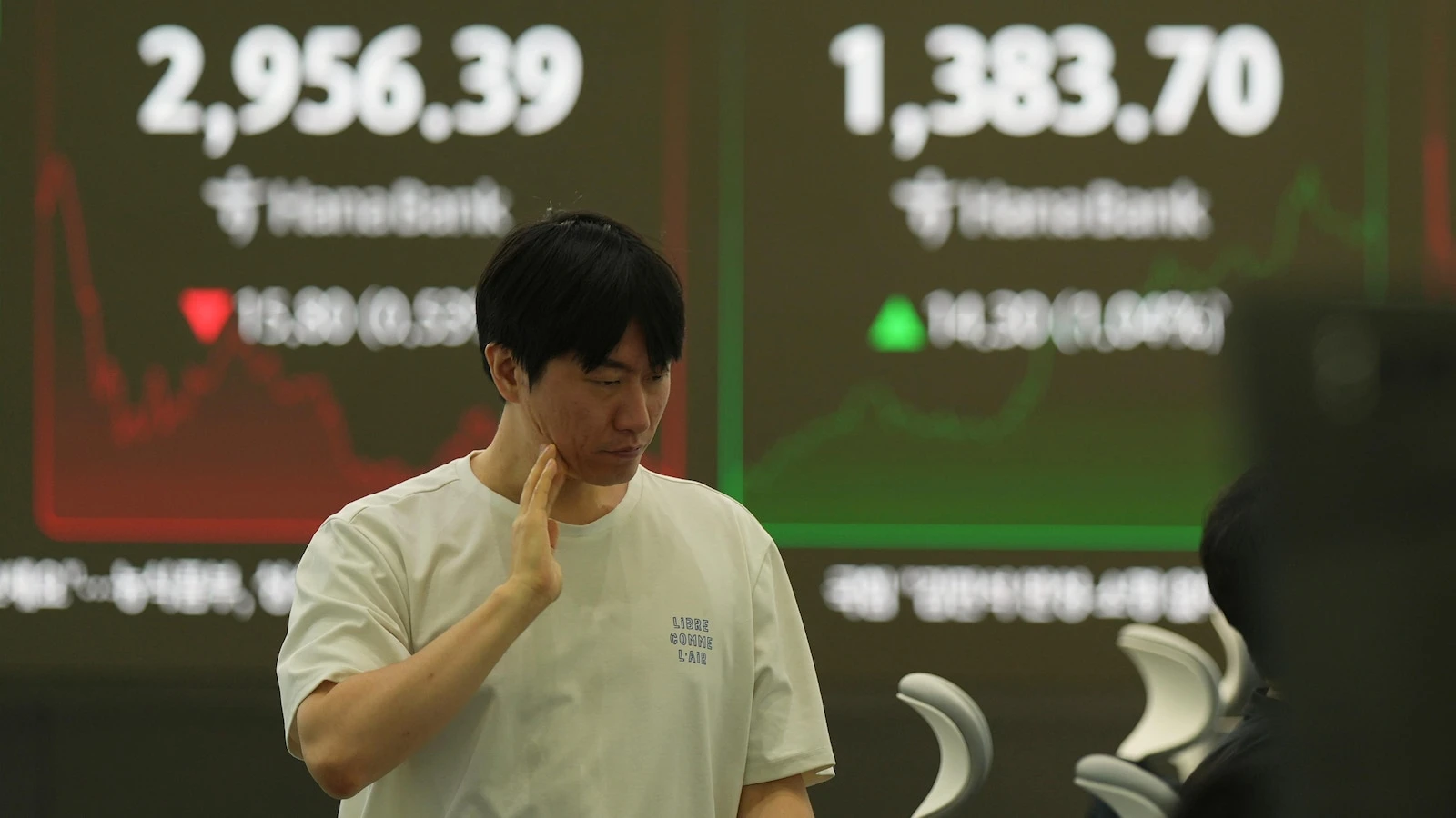 Asian shares decline after mixed Wall Street finish and tensions simmer in the Middle East