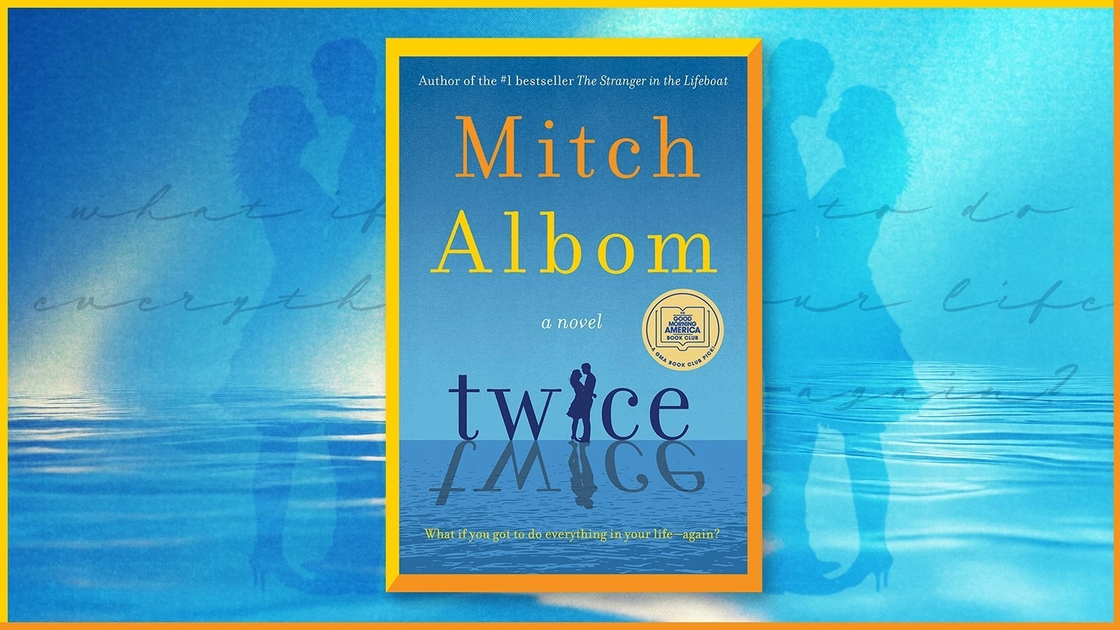 'Twice' by Mitch Albom is our 'GMA' Book Club pick for OctoberThe story explores unchecked desires and losing what you already have.24 minutes ago