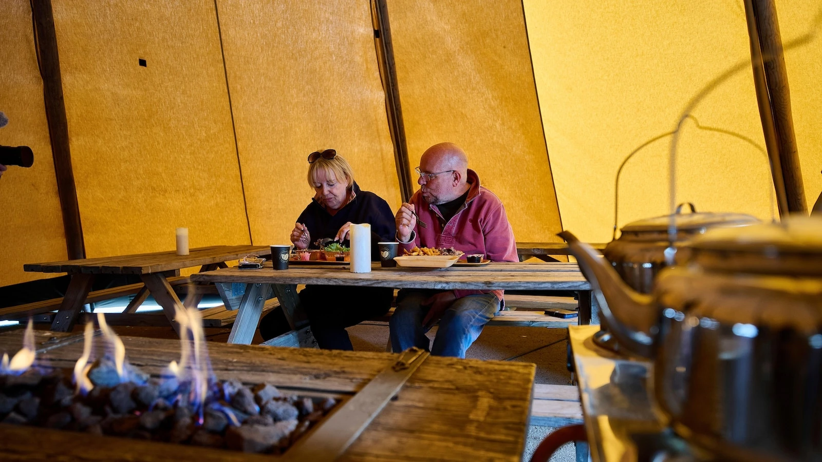 Locals and tourists chow down on moose and reindeer cheesesteaks in northern Sweden