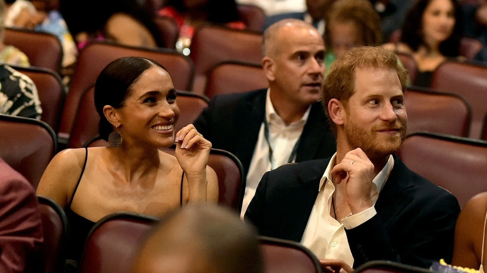 Prince Harry, Meghan make surprise appearance at movie premiere in JamaicaHarry and Meghan walked the 