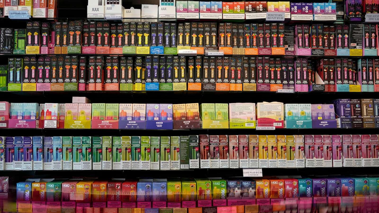 New York sues vape distributors over Elf Bar and other fruit and candy e-cigarettes