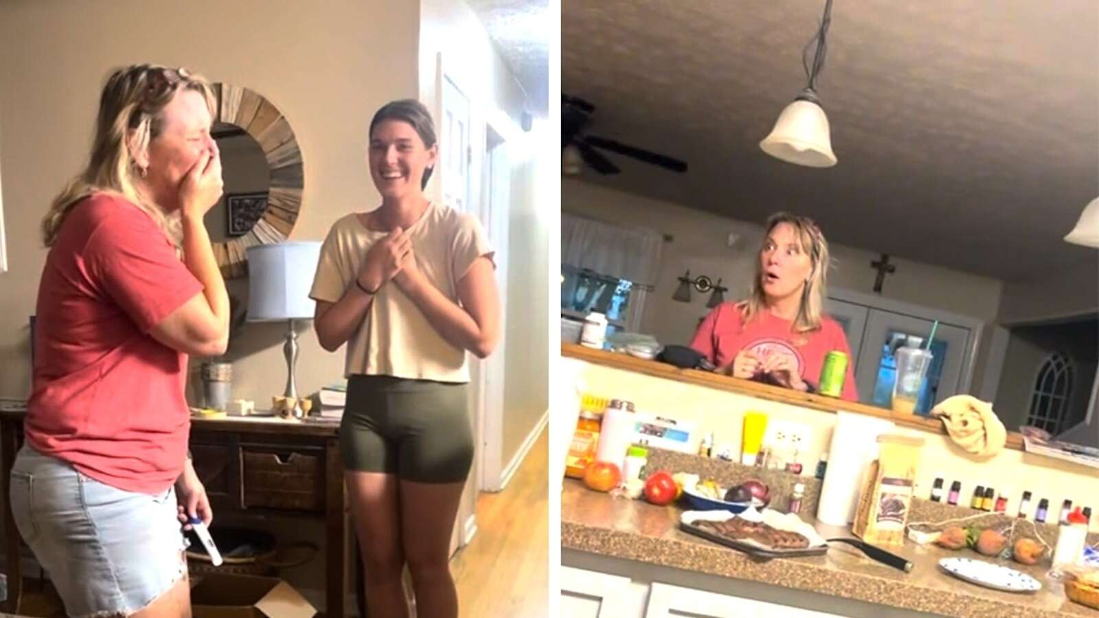 Courtesy Amanda LeviSisters reveal pregnancy news to parents on same day