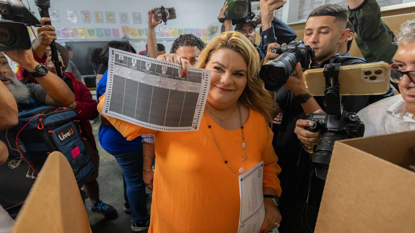 Jenniffer González of Puerto Rico's pro-statehood party edges ahead in gubernatorial election