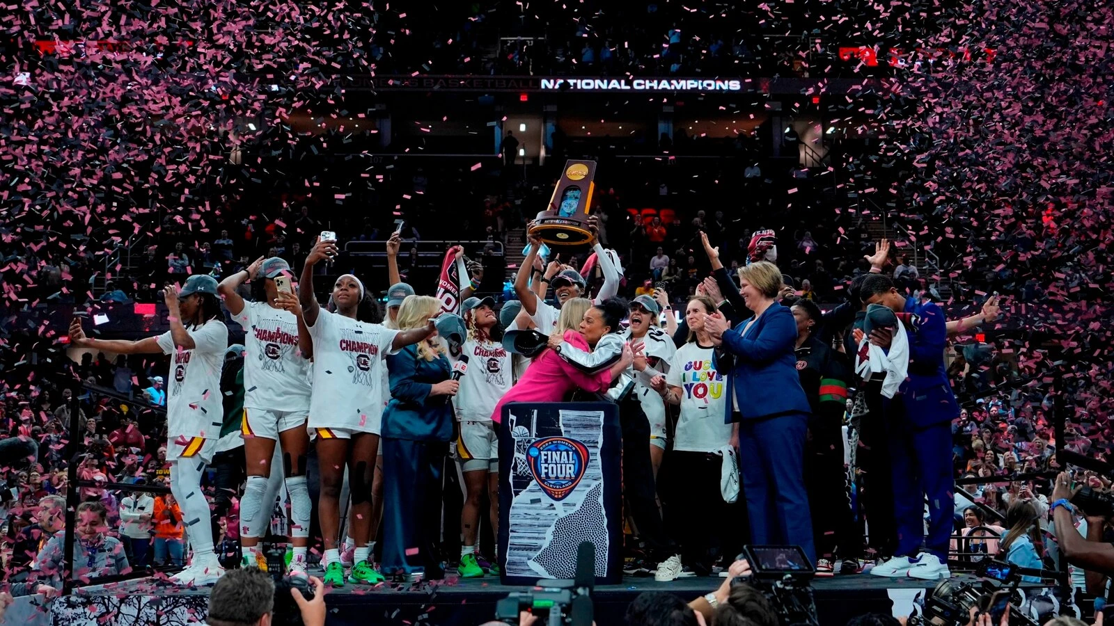 Ratings and ticket sales show record-breaking season for women's college basketballInterest in the sport is on the rise.4/8/2024 05:25:00 EDT