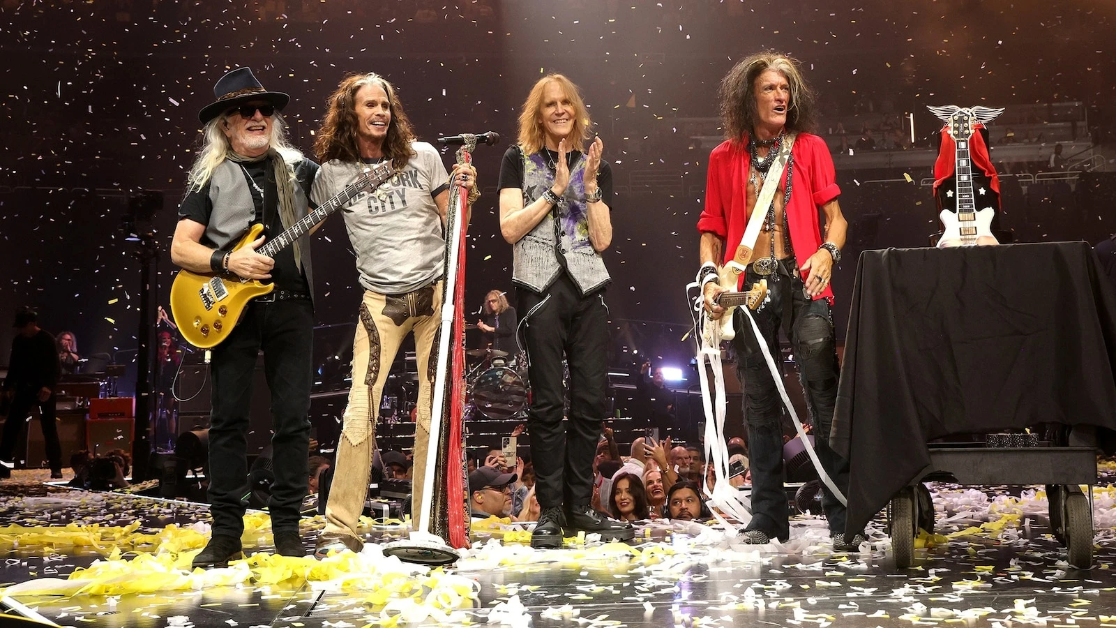 Aerosmith retiring from touring following Steven Tyler's vocal injurySteven Tyler fractured his larynx in September 2023. 8/2/2024 07:46:41 EDT