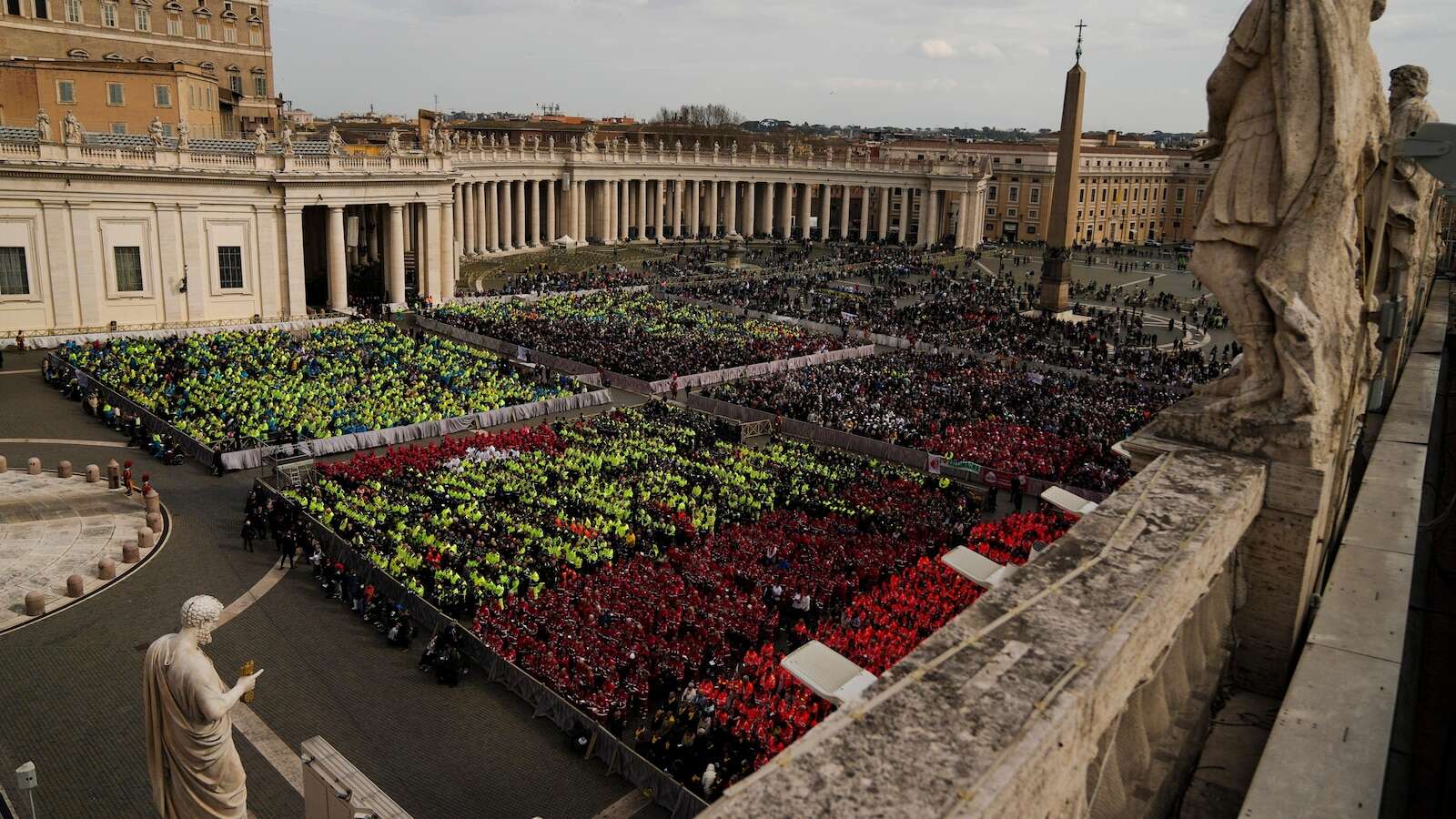 Pope following Vatican's spiritual retreat from afar as he recovers from pneumonia