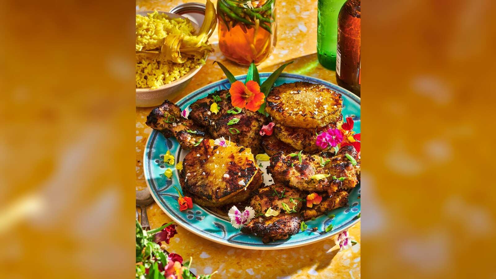 Von Diaz shares tropical recipe for lemongrass adobo grilled chicken with pineappleCheck out the delicious cucumber side dish to serve with it!3/15/2024 07:57:00 EDT