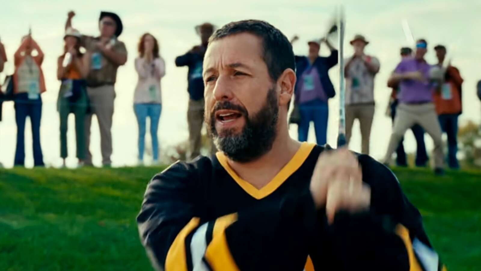 Adam Sandler, Travis Kelce star in teaser for 'Happy Gilmore 2': Watch hereThe short clip features a faceoff with Gilmore's nemesis.12/25/2024 02:37:44 EST