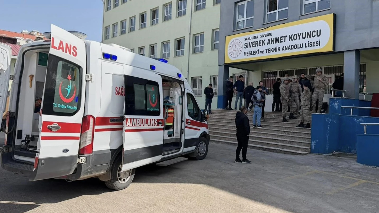 A gunman opens fire at a high school in Turkey, wounding at least 16 before killing himself