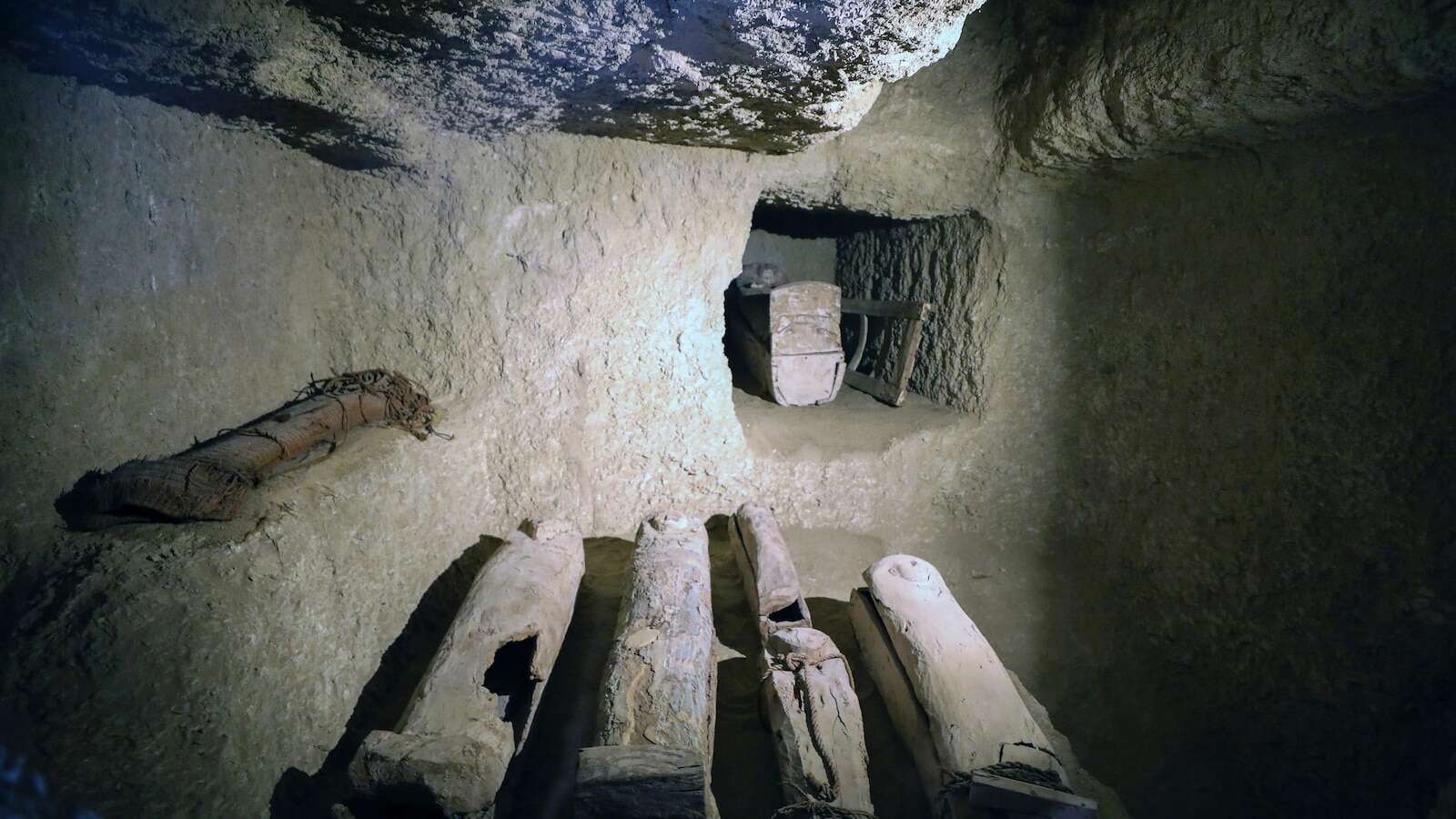 Egypt unveils ancient rock-cut tombs and burial shafts in Luxor