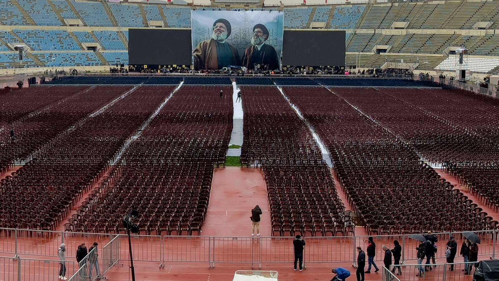 Thousands of people attend the funeral of late Hezbollah leader Nasrallah 5 months after his death