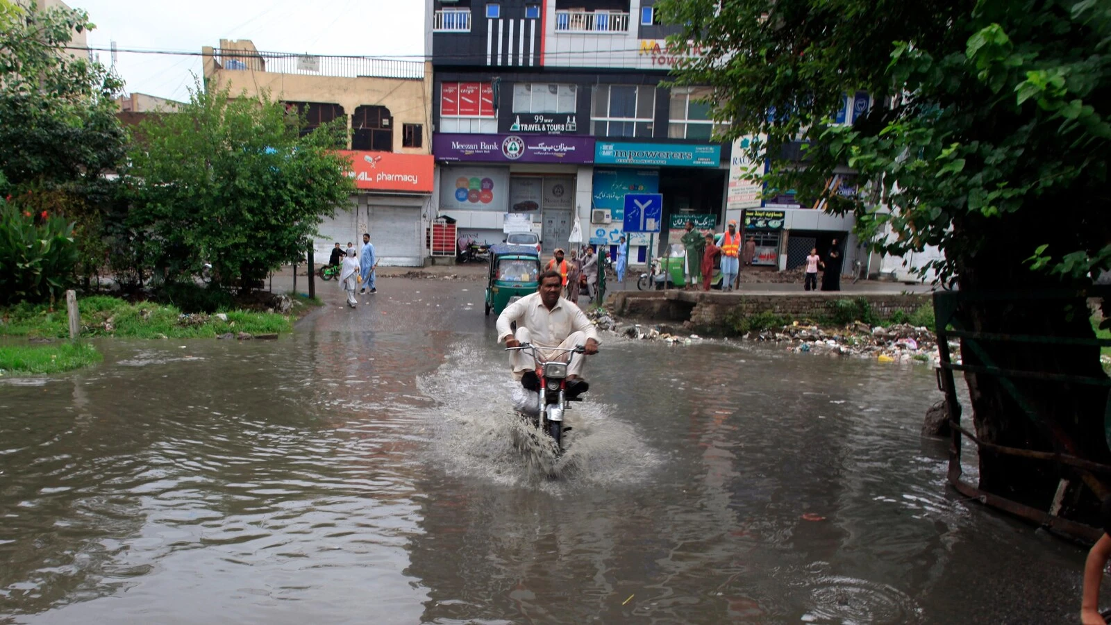 Pakistan's cultural capital sees record rainfall, flooding streets and affecting life