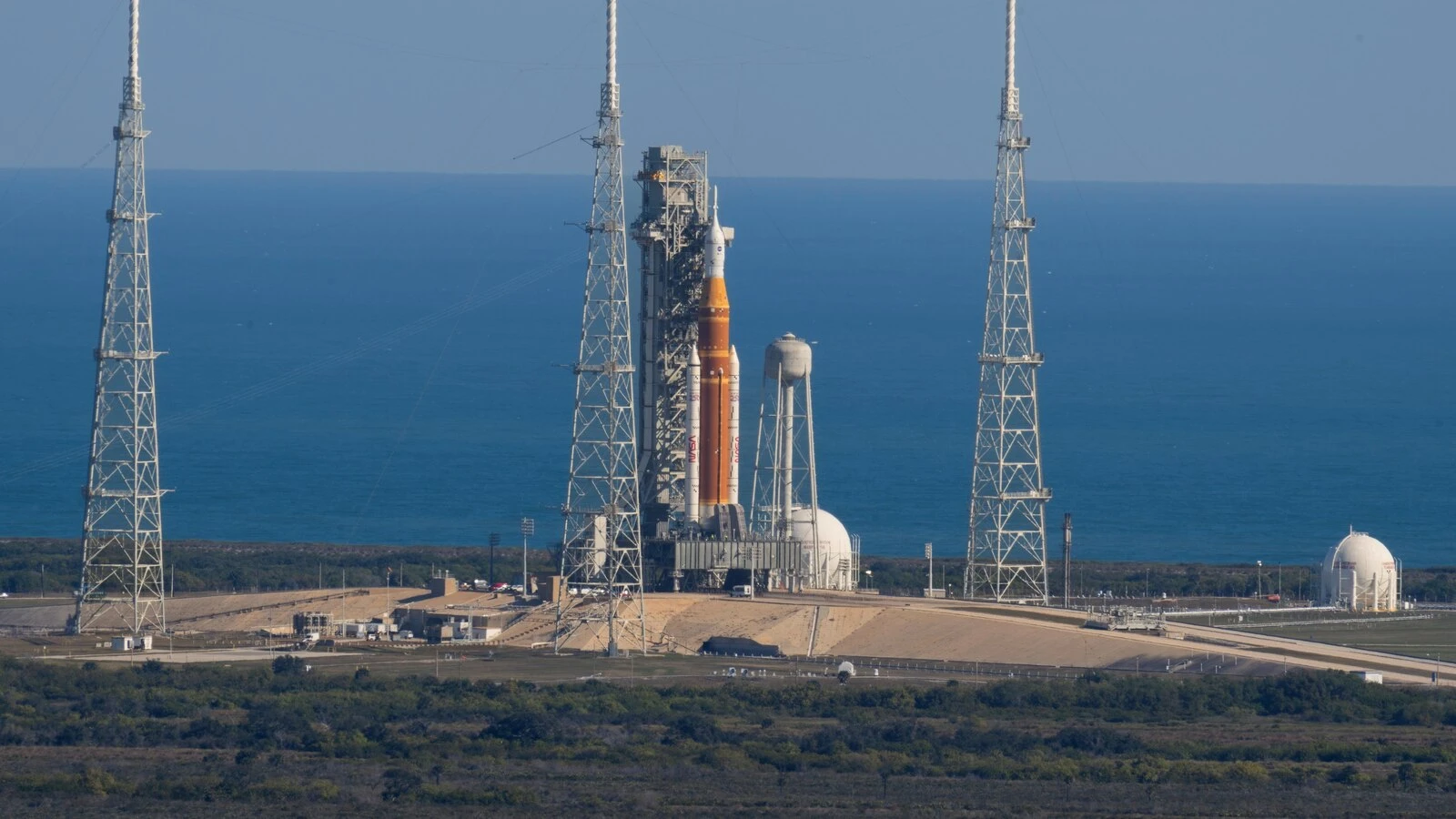NASA begins a practice countdown for its first moonshot with astronauts in more than 50 years