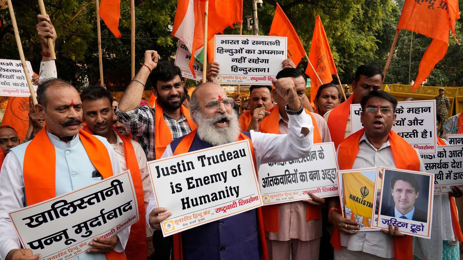 Demonstration outside Canadian Hindu temple broken up after police spotted weapons