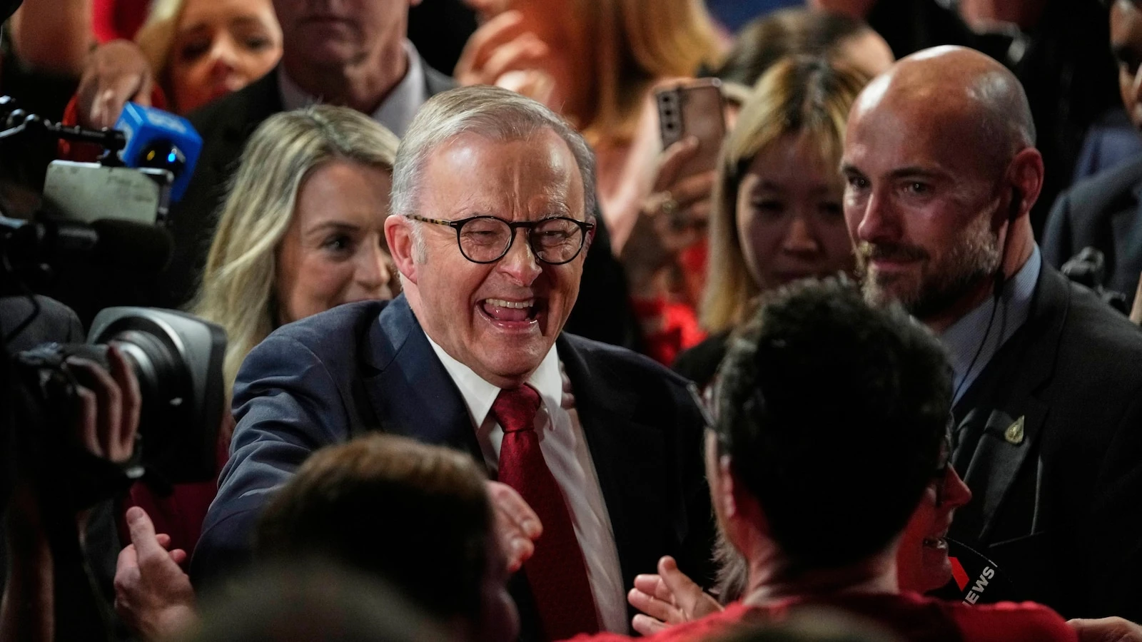 Australia's re-elected prime minister says voters chose unity over division