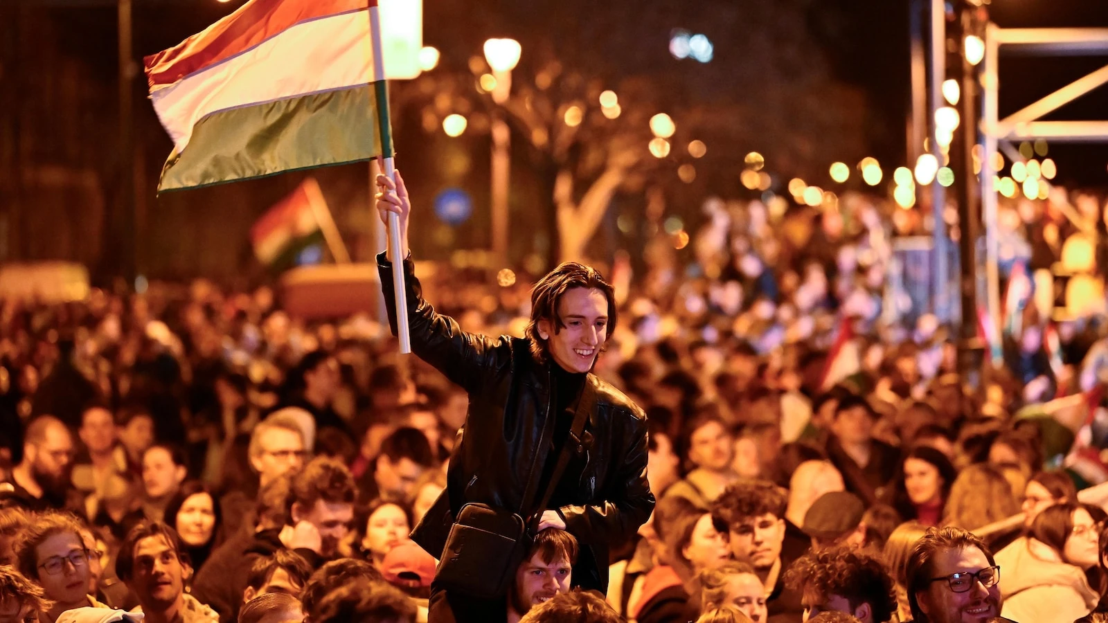 From chants on trams to a parliament rave, young Hungarians provided a soundtrack for Orbán’s defeat
