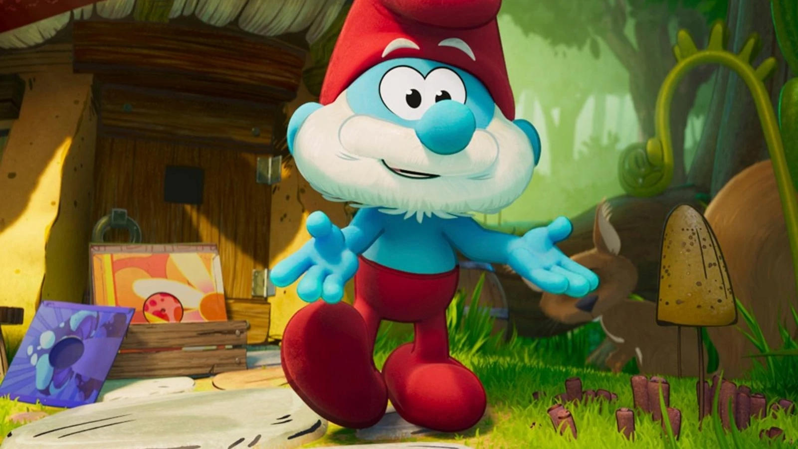 Movie Review: 'Smurfs' has Rihanna but not much else