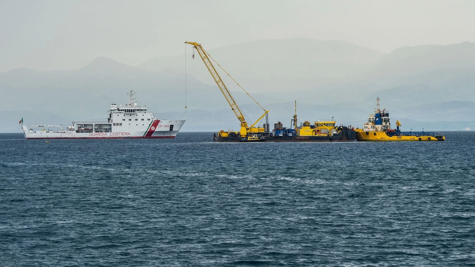 British superyacht Bayesian resurfaces for 1st time since August sinking ahead of recovery
