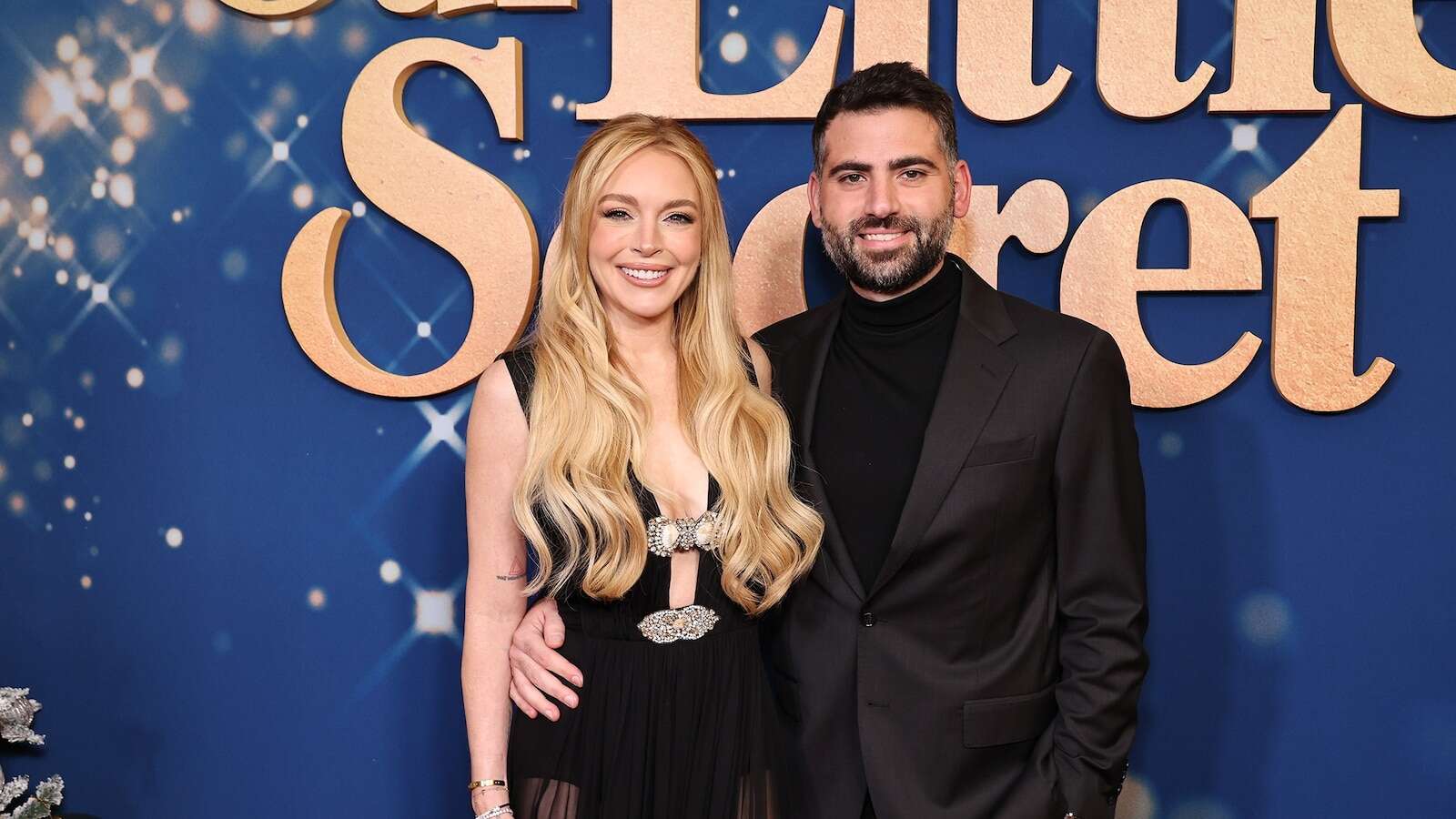 Lindsay Lohan, husband Bader Shammas step out at 'Our Little Secret' premiereThe couple matched in all-black looks.11/19/2024 10:02:44 EST