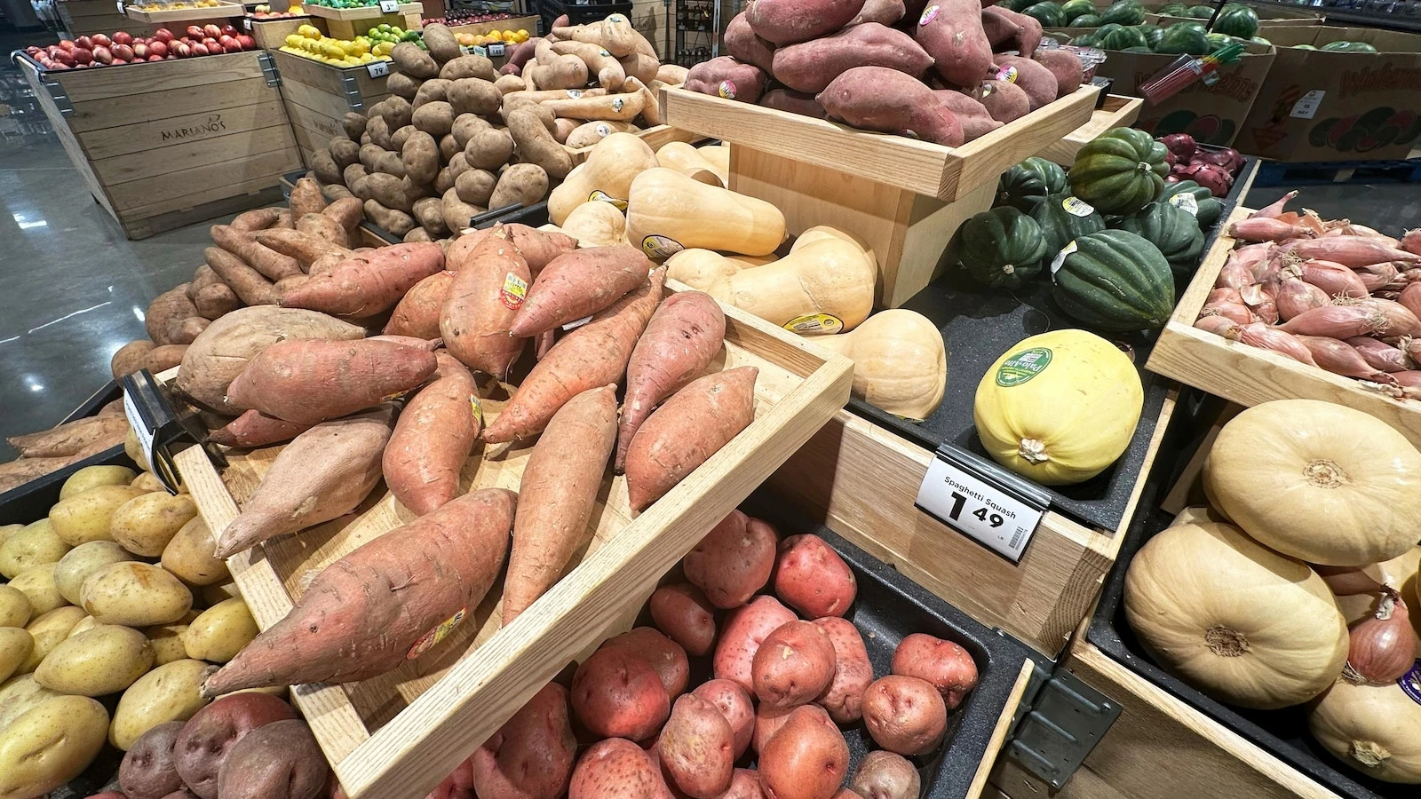 Majority of US adults are stressed about grocery costs, an AP-NORC poll finds