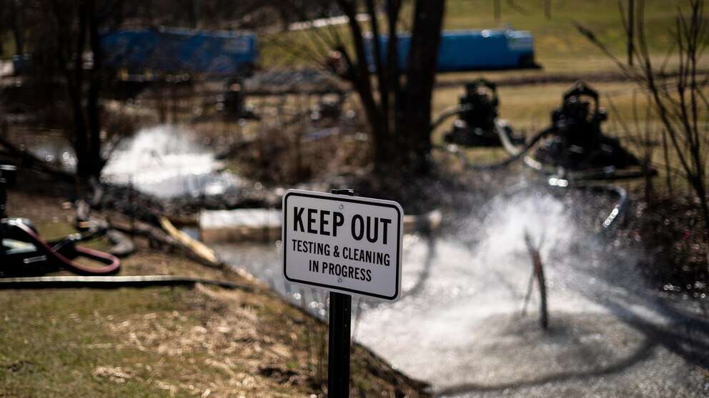 EPA begins formal review of vinyl chloride, toxic chemical that burned in Ohio train derailment