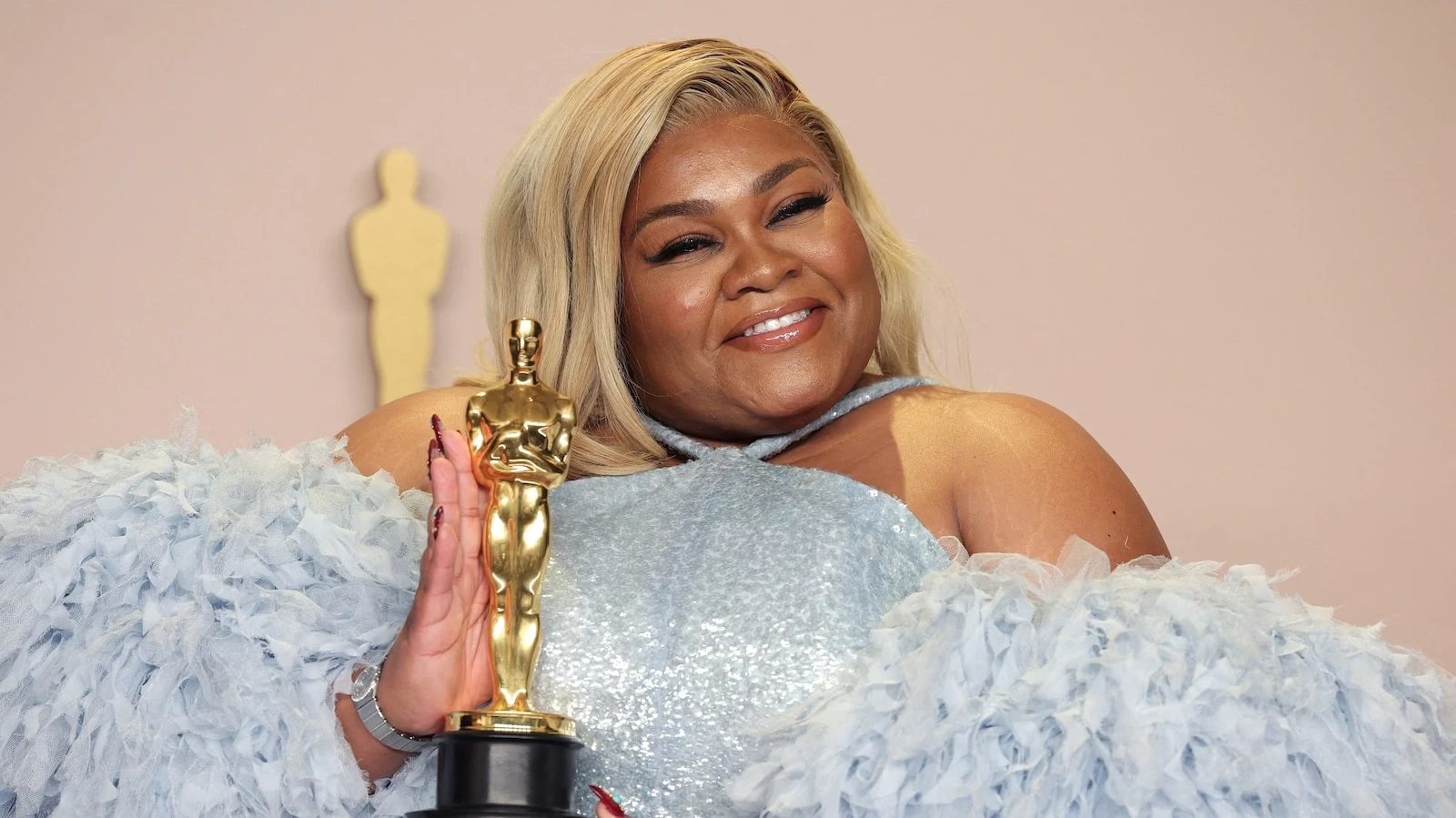Da'Vine Joy Randolph says she was surprised by Lupita Nyong'o at OscarsRandolph won the Oscar for best supporting actress in 