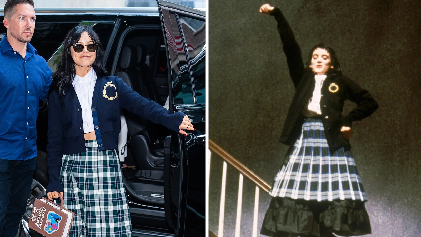Jenna Ortega channels classic 'Beetlejuice' style during NYC press tourOrtega's look was a nod to Winona Ryder's 