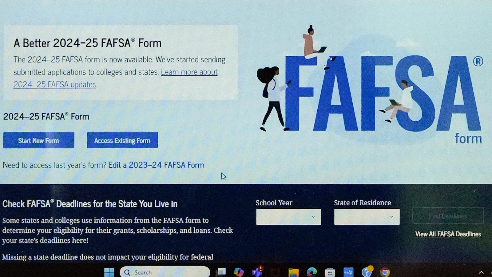 The Associated PressFAFSA application is open for early testing. Here's what to know.The Free Application for Federal Student Aid for the 2026-27 school year has opened for a limited number of students as part of a beta test, according to the Department of EducationAugust 08, 2025