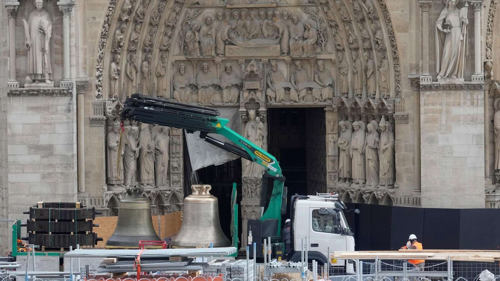 The bells are back at Notre Dame Cathedral in Paris. They'll ring for the post-fire reopening