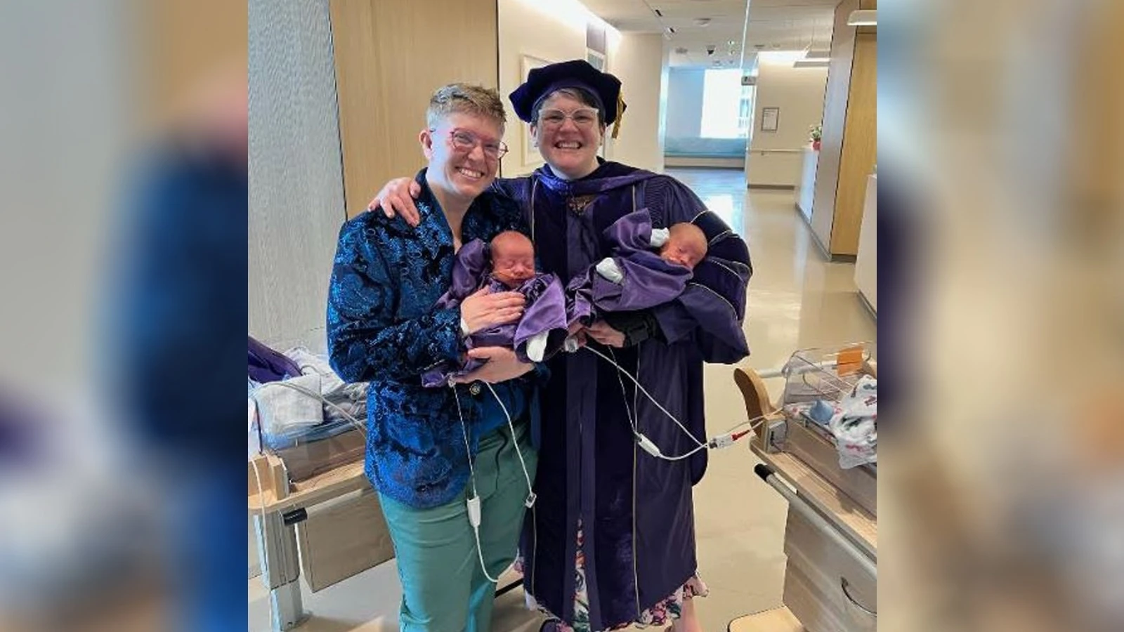 Mom and her twin babies get graduation ceremonies“It's something that you don't forget.