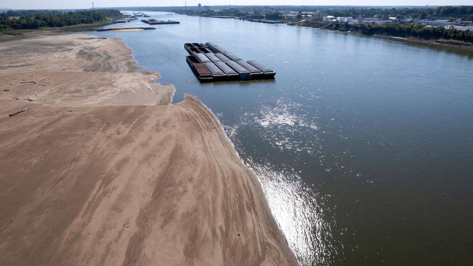 The Mississippi River is running low again. It’s a problem for farmers moving beans and grain