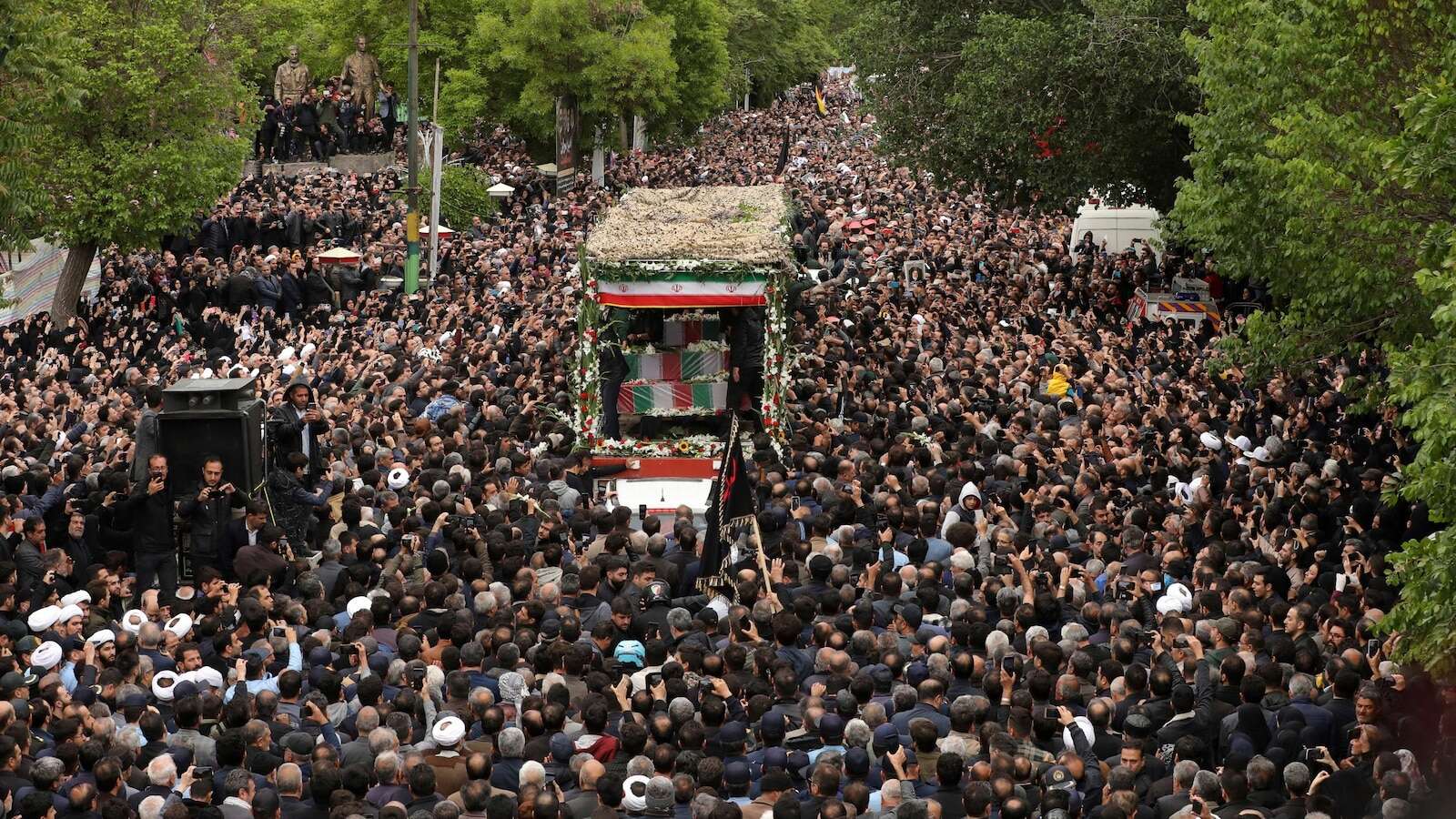 Iran prepares to bury late president, foreign minister and others killed in helicopter crash