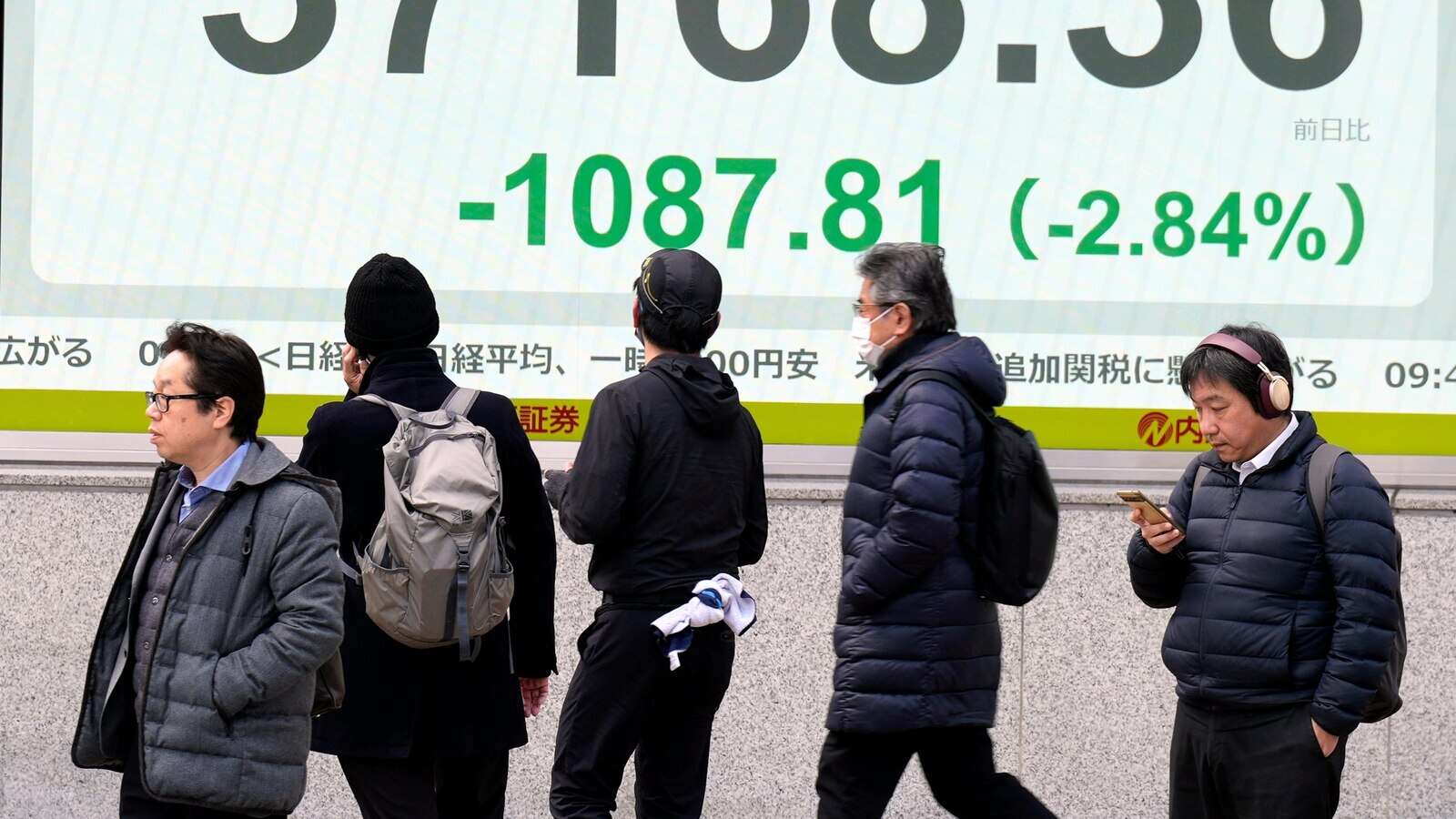 Stock market today: Asian shares skid, hit by Trump tariff hikes and doubts about AI