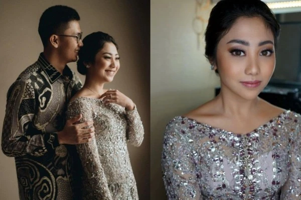Gaya Makeup dan Kebaya Lamaran Winona Willy, Bertema Abu-abu Elegan