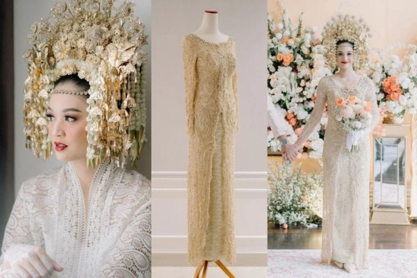 10 Kebaya dan Makeup Pernikahan Faradilla Yoshi, Adat Minang Glamor