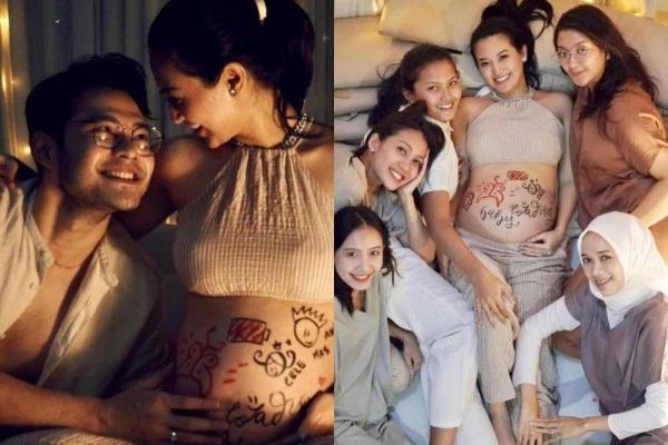 Hamil Anak Kedua, 10 Potret Intimate Baby Shower Sylvia Fully