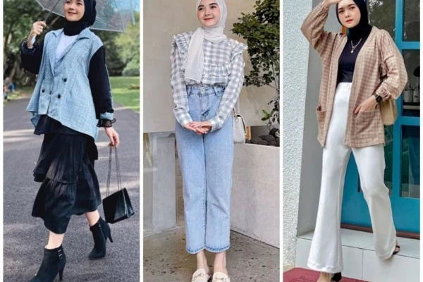 10 Ide Mix and Match Plaid Outfit ala Nindi Ariesti, Kece dan Elegan!