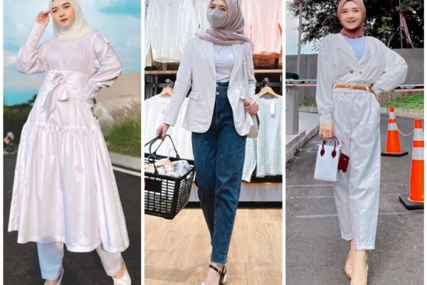 10 Ide Mix and Match Warna Putih ala Nindi Ariesti, Manis dan Berkelas