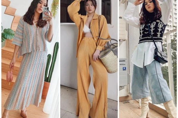 10 Ide Mix and Match Knit Materials ala Anaz Siantar, Hangat & Stylish