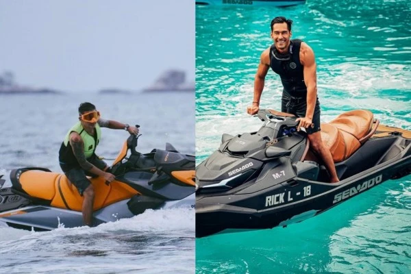 Suka Tantangan, 9 Potret Seru Artis Pria Saat Bermain Jet Ski 