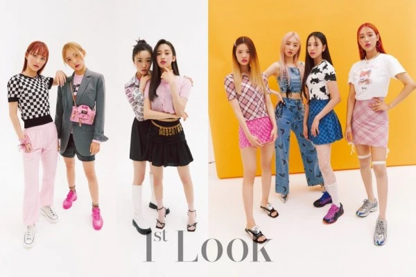 9 Potret Fashionable Member LIGHTSUM di Majalah 1st Look Korea