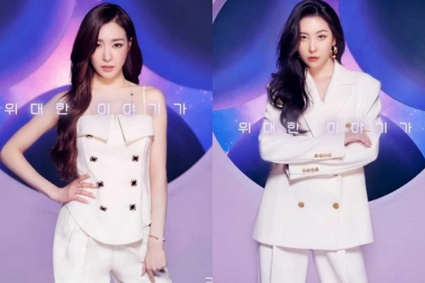 10 Potret Adu Pesona Tiffany SNSD dan Sunmi, Jadi Mentor Acara MNet