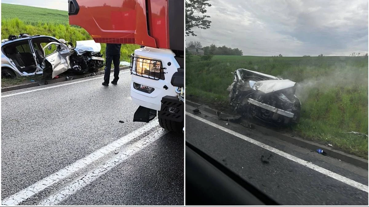 Tragiczny wypadek w Pomorskiem. Dwie osoby nie żyją